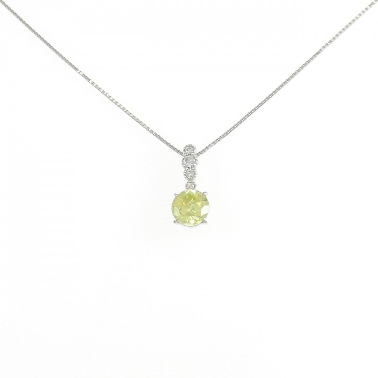 PT900/PT850 スフェーン ネックレス 0.64CT