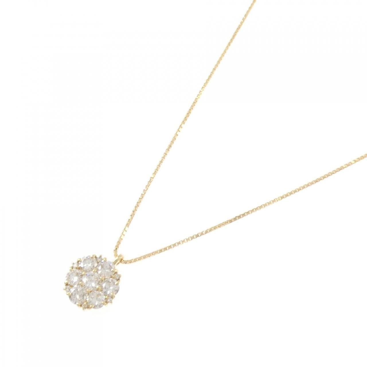 K18YG ダイヤモンド ネックレス 1.00CT