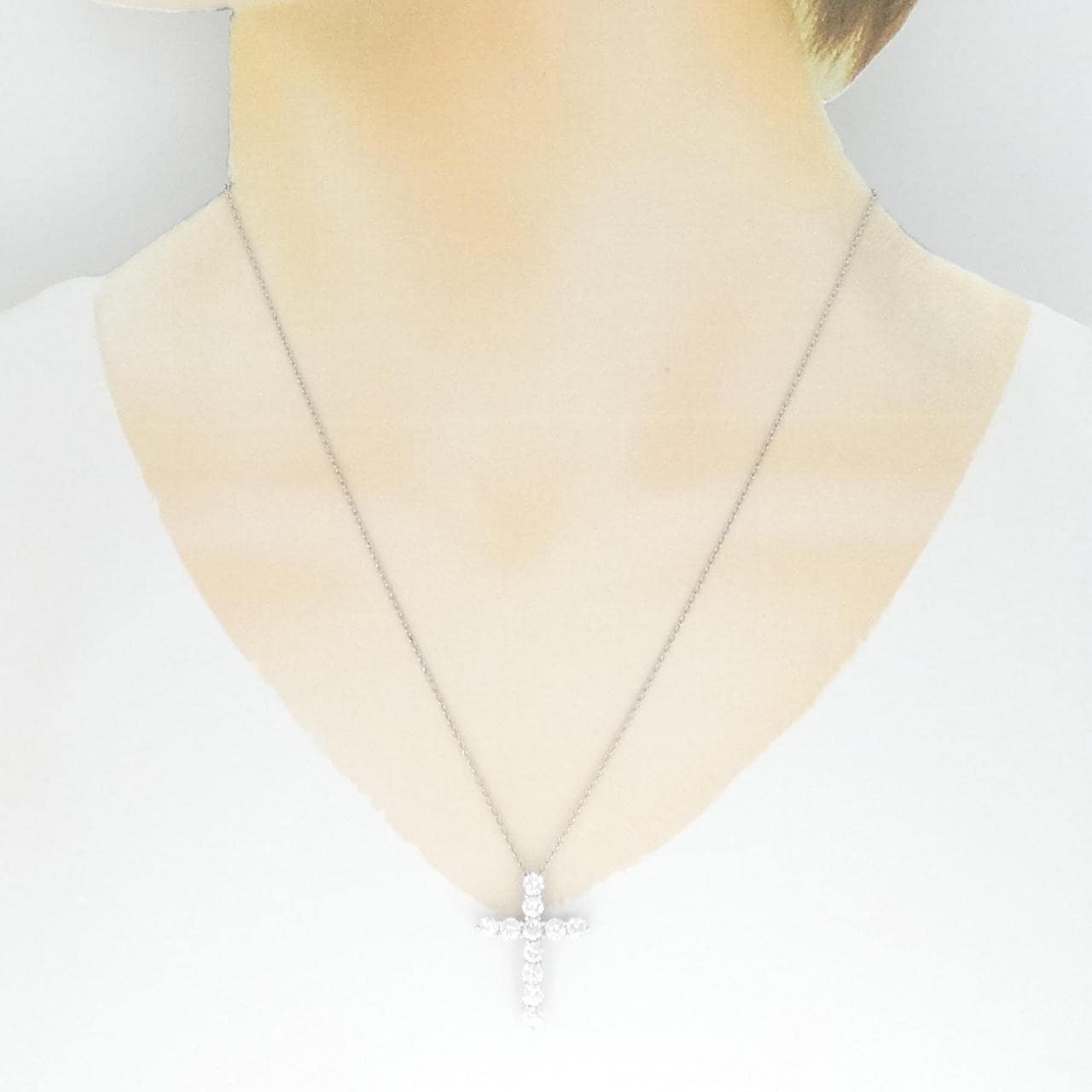 TIFFANY large cross necklace