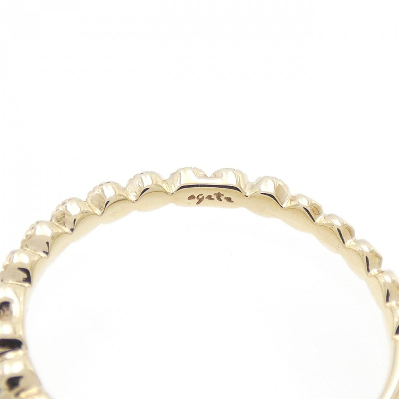 アガット ダイヤモンド リング 0.09CT
