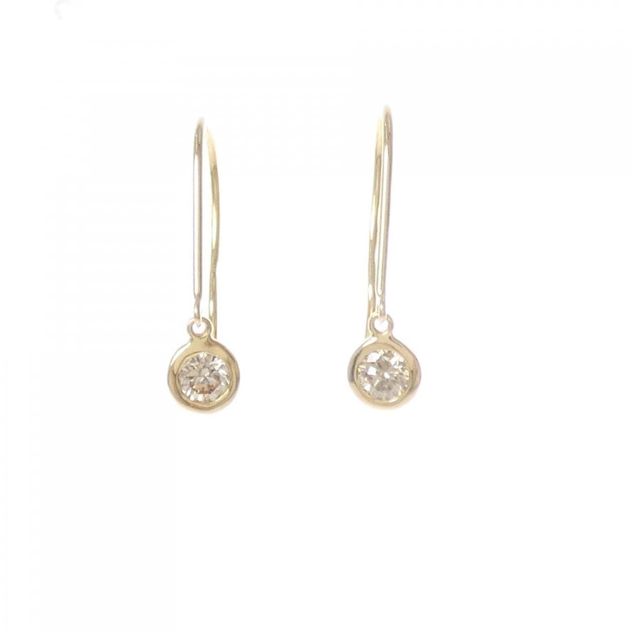 K18YG ダイヤモンド ピアス 0.24CT