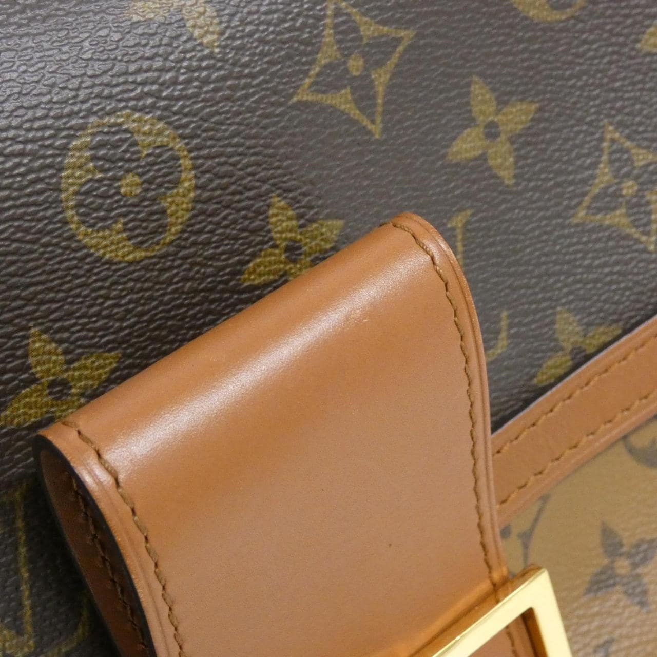 ルイヴィトン モノグラム リバース ドーフィーヌ MM M44391 ショルダーバッグ