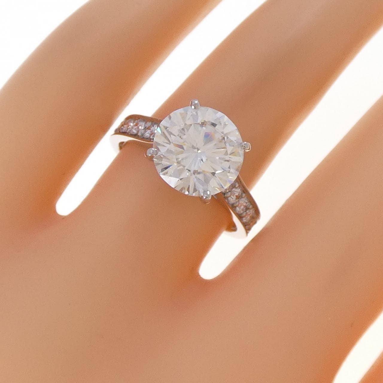 PT900 ダイヤモンド リング 3.383CT I VVS2 VG