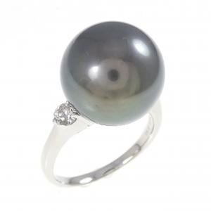 PT900 黒蝶パール リング 15.3mm