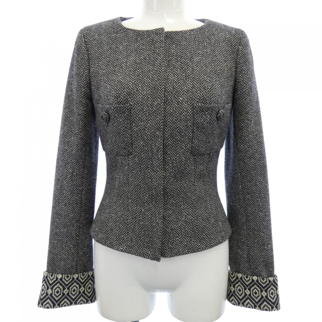 シャネル CHANEL P33328W04149 ノーカラージャケット