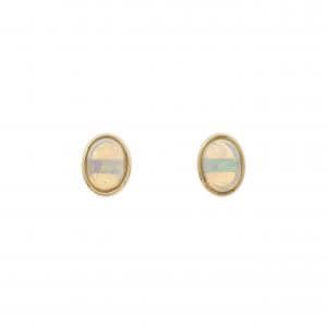 18KYG/K18YG オパール ピアス 2.20CT