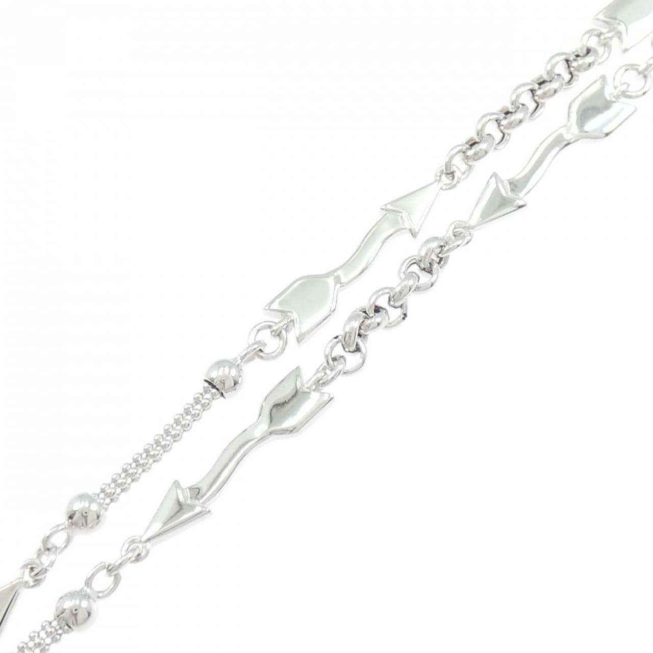 K18WG ダイヤモンド ブレスレット 0.37CT