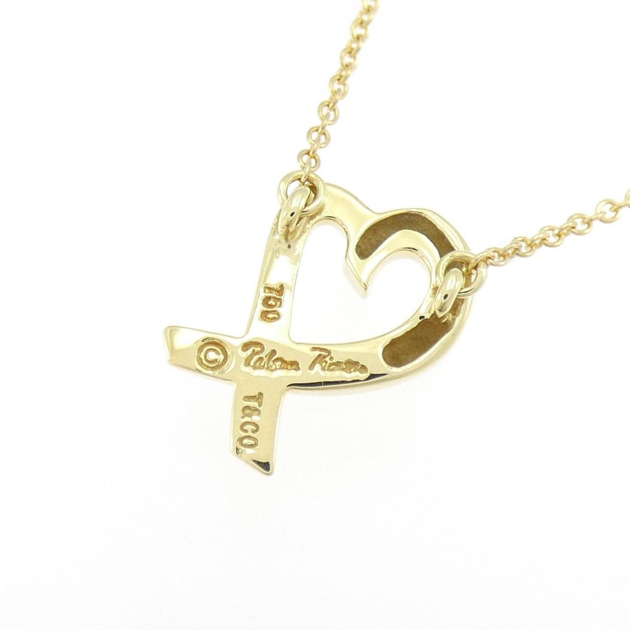 ティファニー ラビングハート ネックレス