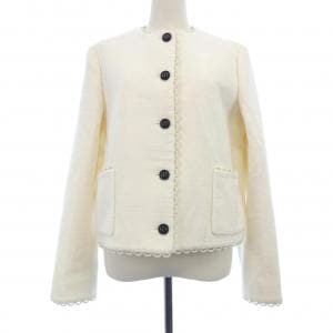 クリスチャンディオール CHRISTIAN DIOR CDホーンボタン 411V57P1571 ノーカラージャケット