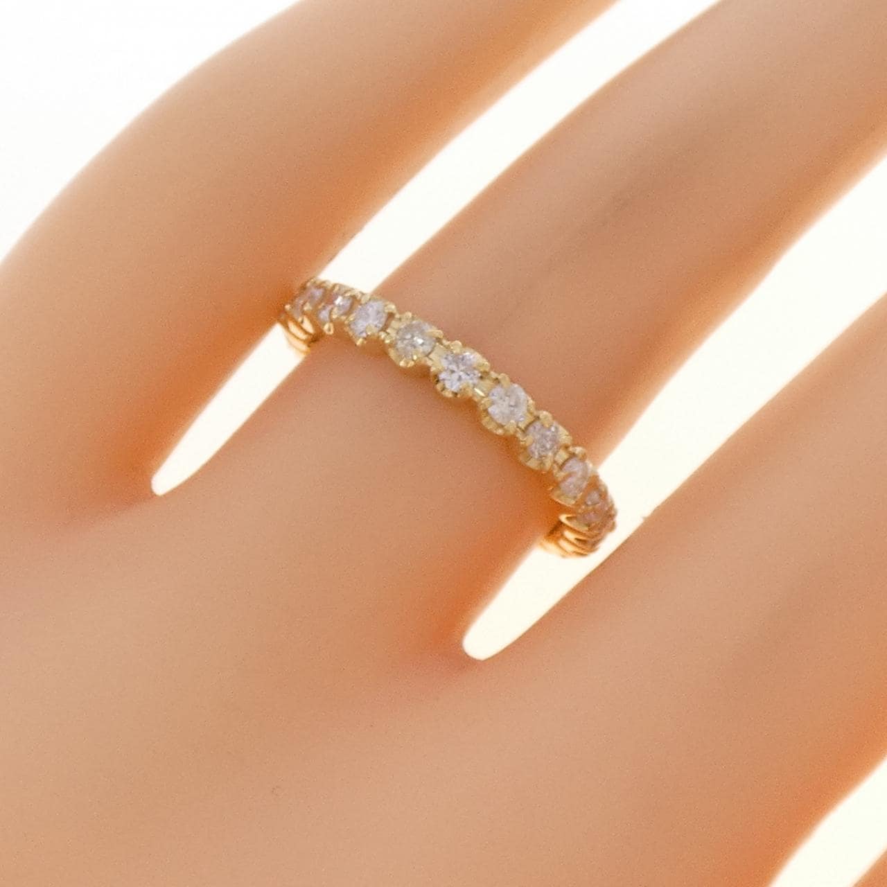 K18YG ダイヤモンド リング 0.14CT