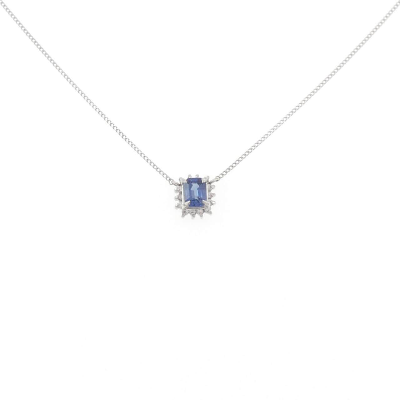 PT850 サファイヤ ネックレス 0.46CT
