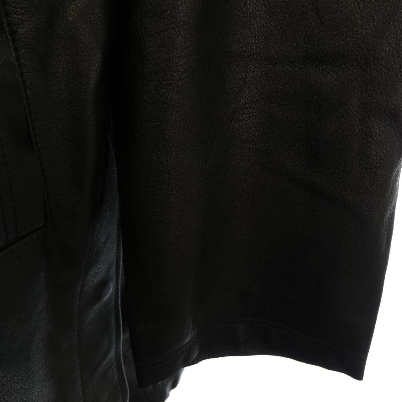 YOKE Leather Coat