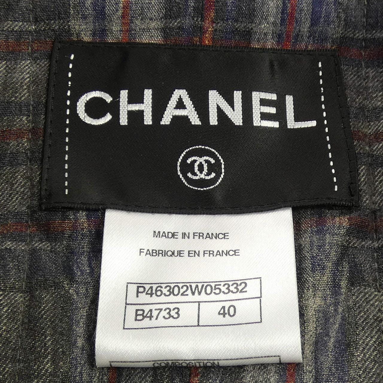 シャネル CHANEL P46302W05332 ノーカラージャケット