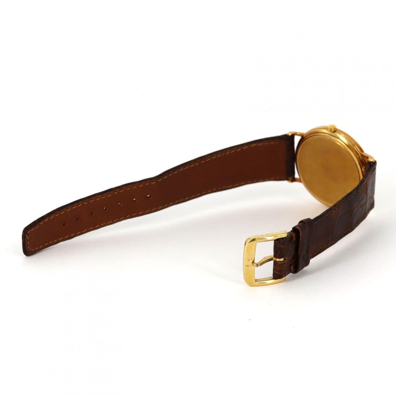 Omega Round Case YG YG Quartz