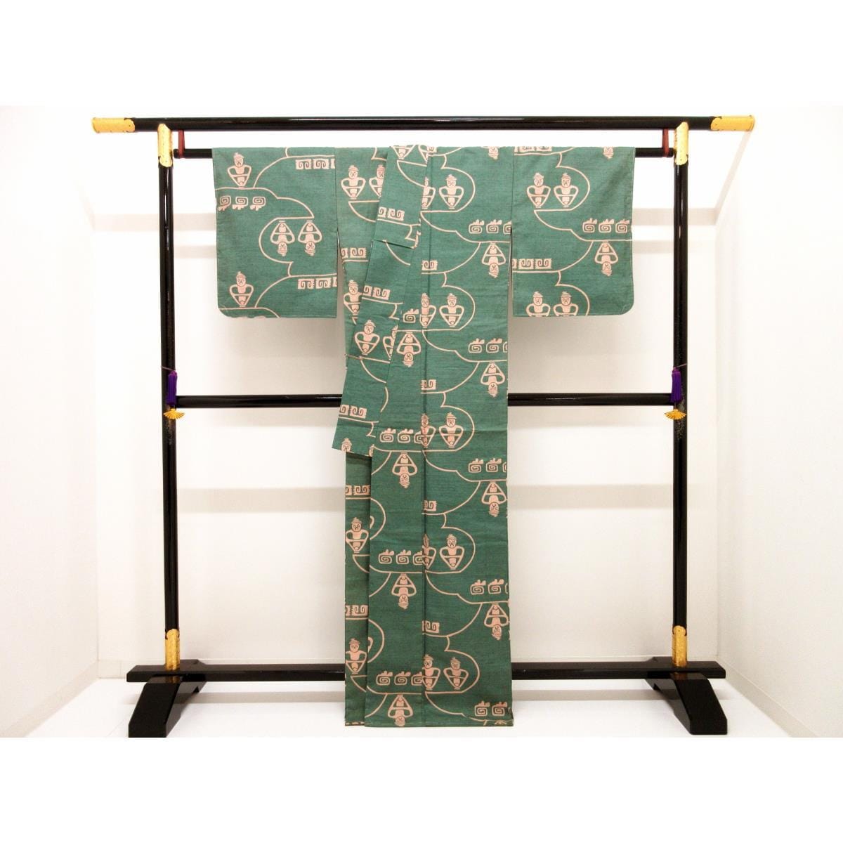 [未使用品] 紬染色春亞紡