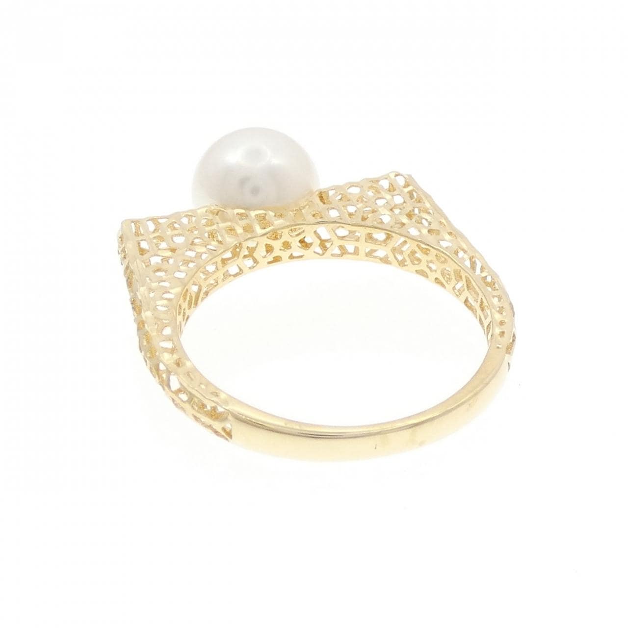 K18YG Akoya Pearl Ring 8.6mm