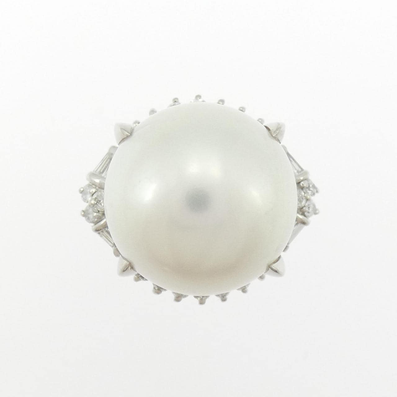 PT900 白蝶パール リング 14.4mm
