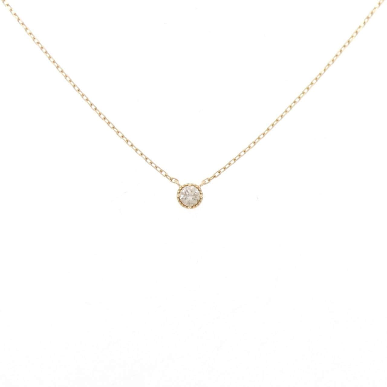 Agete鑽石項鍊 0.07CT