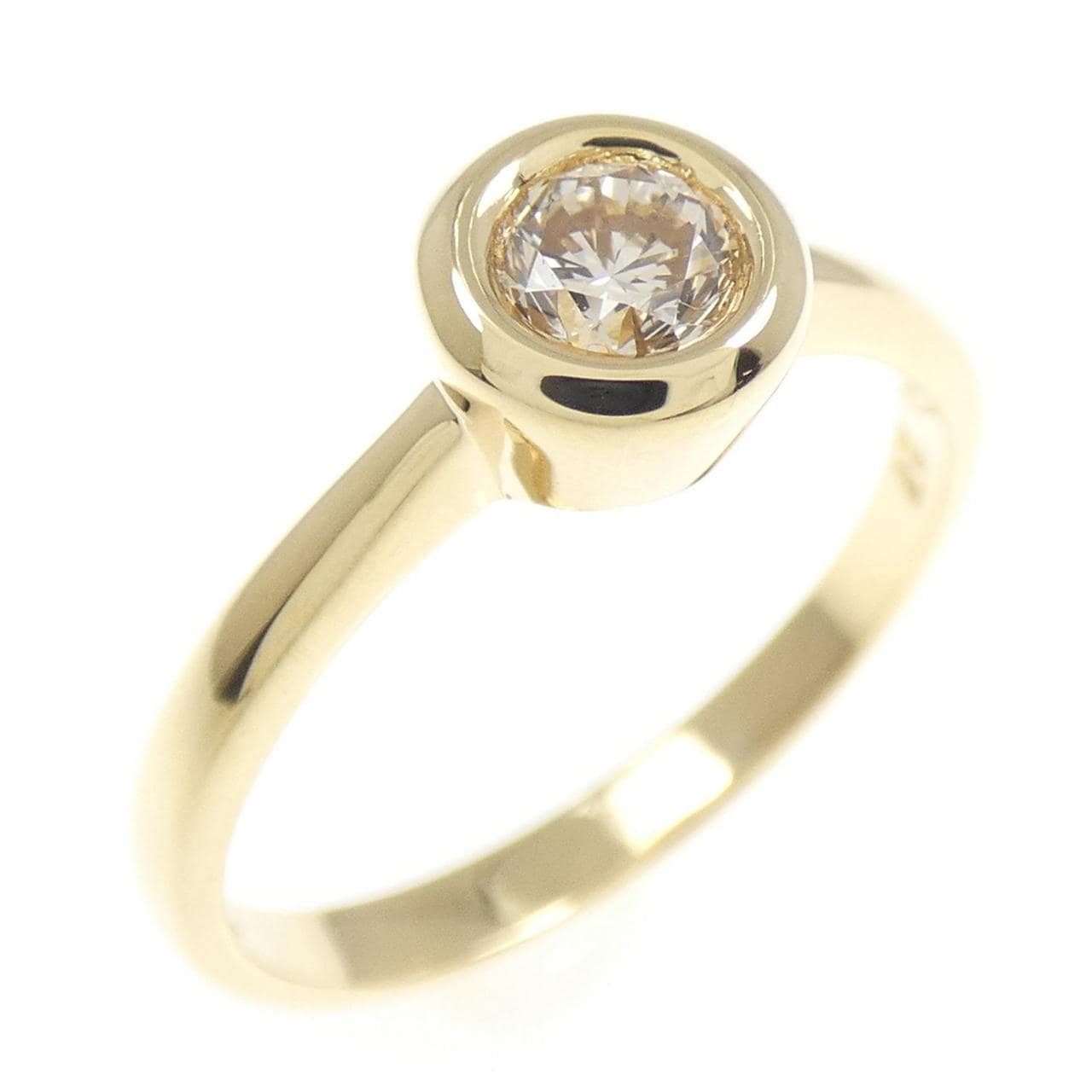 K18YG ダイヤモンド リング 0.27CT
