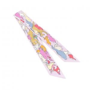 【未使用品】エルメス MILLE ET UN LAPINS ツイリー 064007S スカーフ