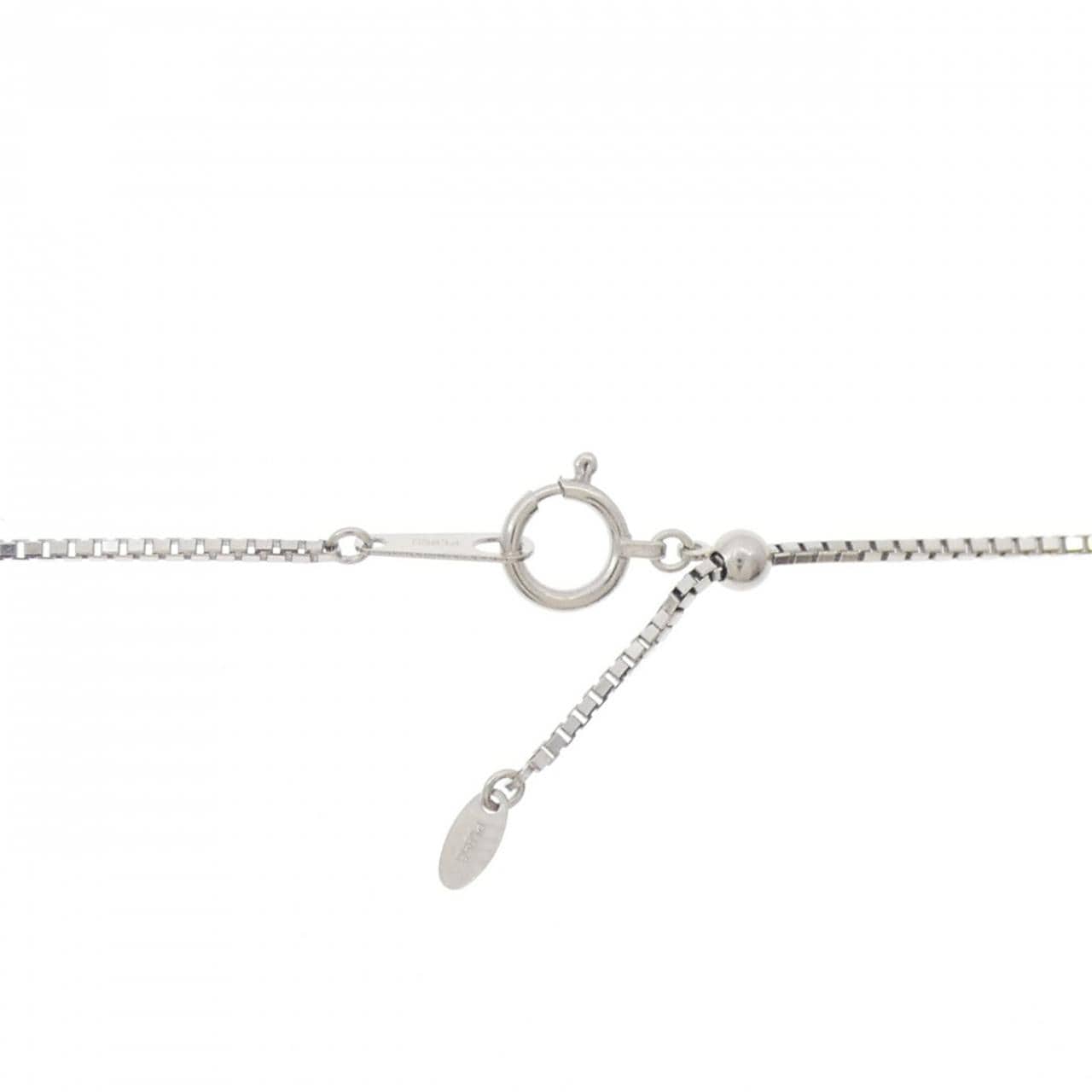 PT900/PT850 フラワー ダイヤモンド ネックレス 1.10CT