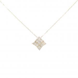 【新品】K10YG ダイヤモンド ネックレス 0.20CT