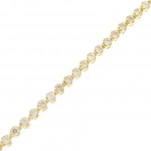 K18YG ダイヤモンド ブレスレット 1.00CT
