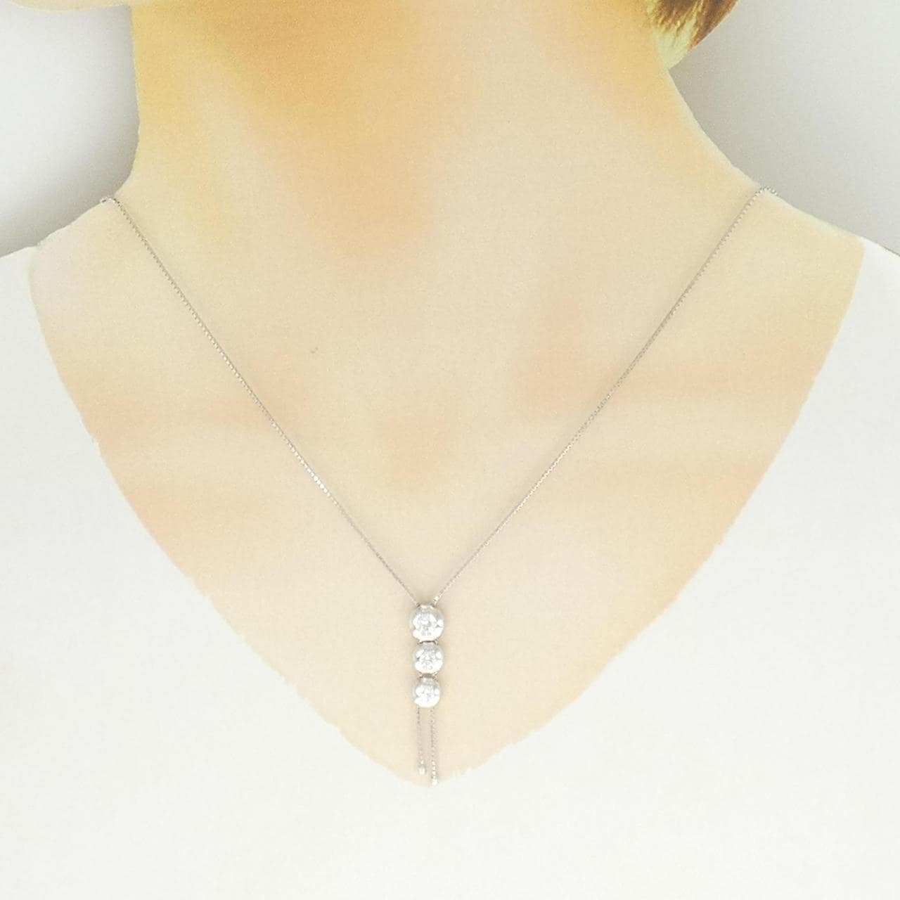 タサキ ダイヤモンド ネックレス 0.57CT