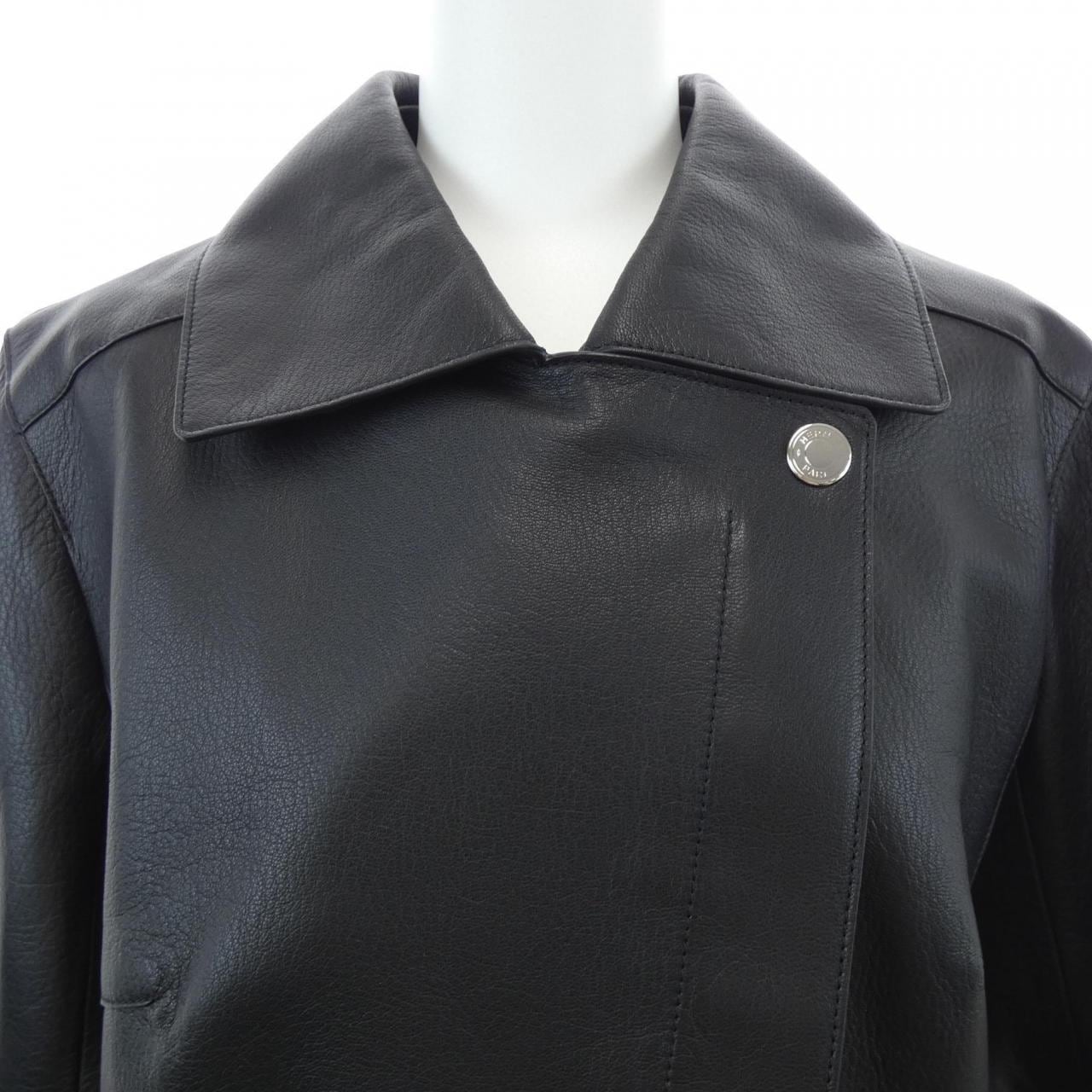 エルメス HERMES クルードセル CLOU DE SELLE 4E1201D7 レザージャケット