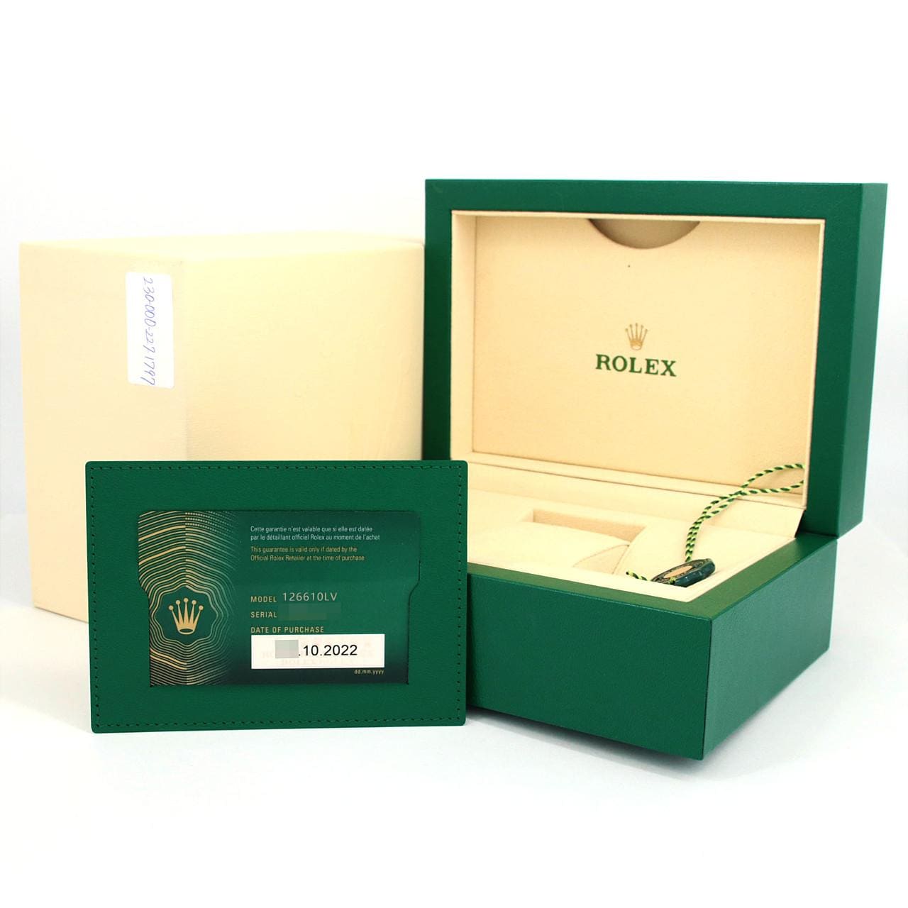 ロレックス サブマリーナーデイト 126610LV SS 自動巻 ランダム番