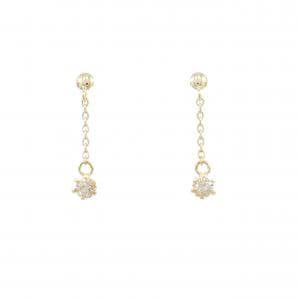 K18YG ダイヤモンド ピアス 0.10CT