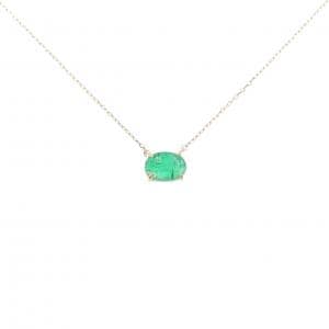 K18YG エメラルド ネックレス 1.00CT