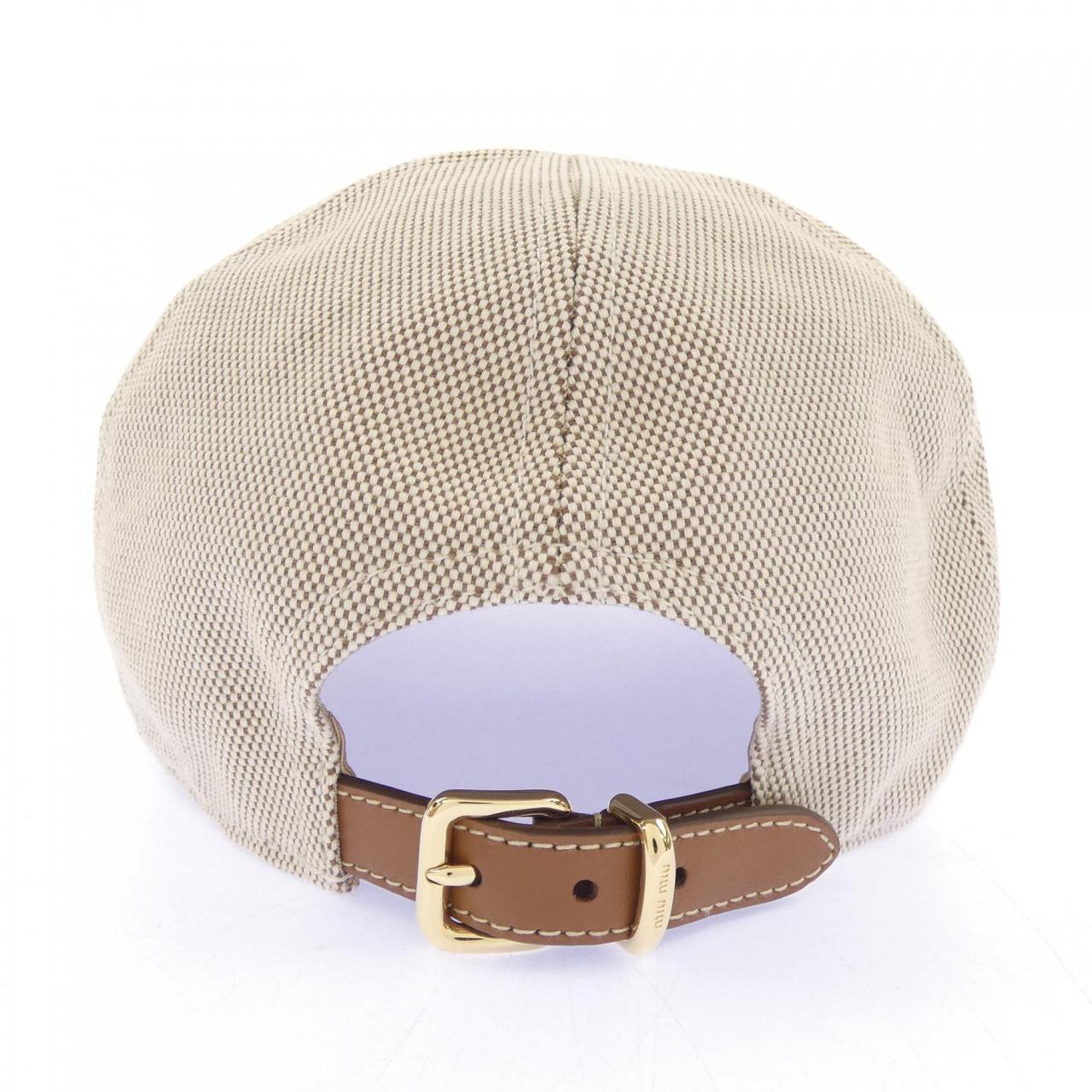 ミュウミュウ MIU MIU ベースボールキャップ 5HC179 ACRN キャップ