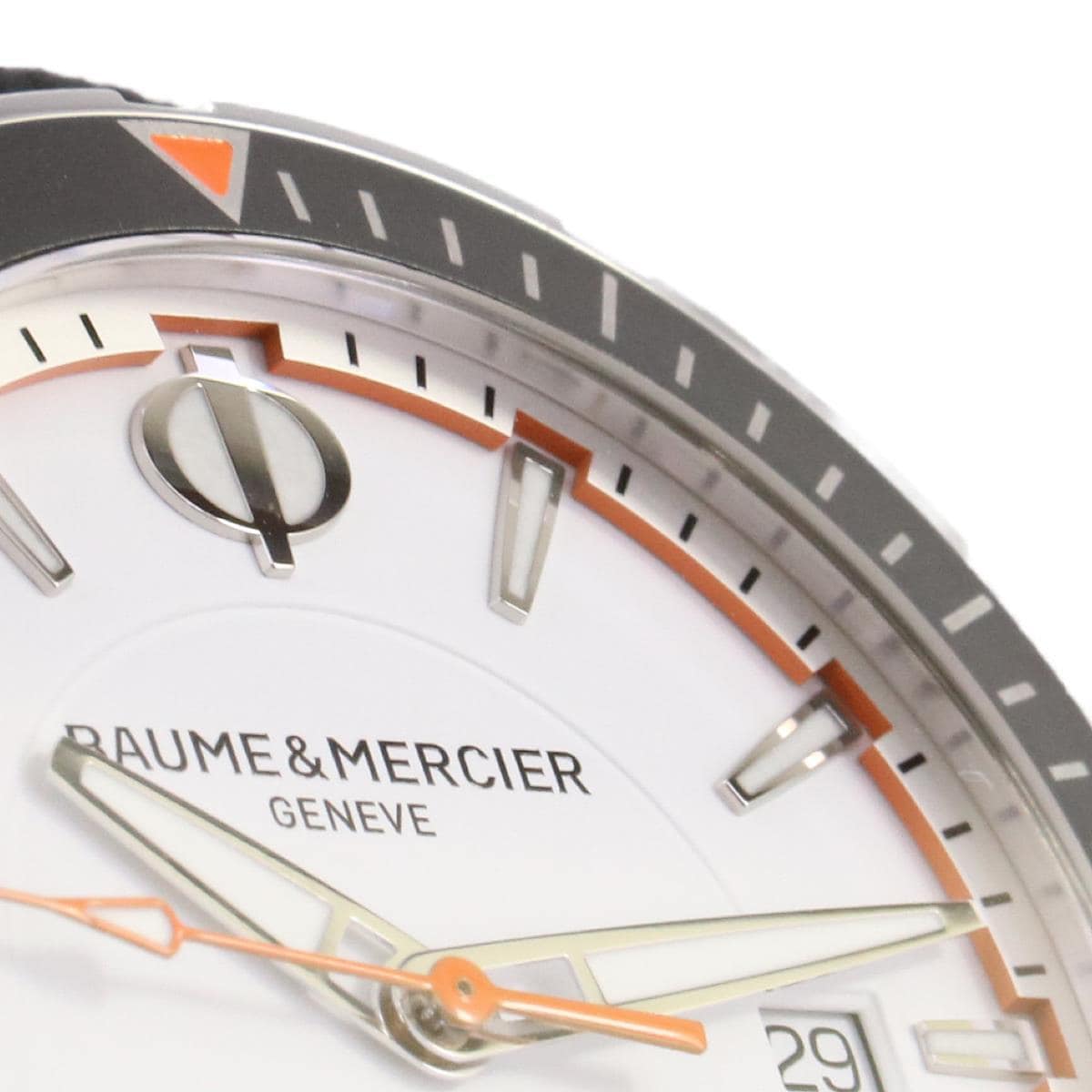 ☆美品【Baume & Mercier】ボーム＆メルシェ クリフトン クラブ デイト 65827 自動巻き メンズ_701987【ev20】