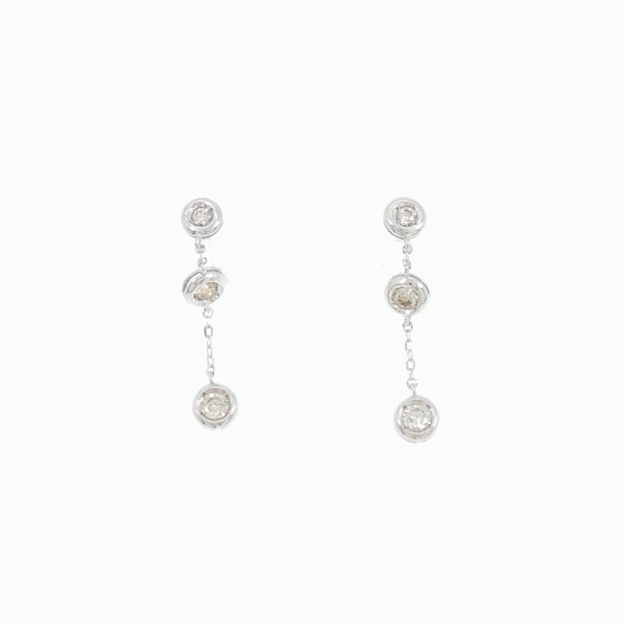 PT ダイヤモンド ピアス 0.16CT