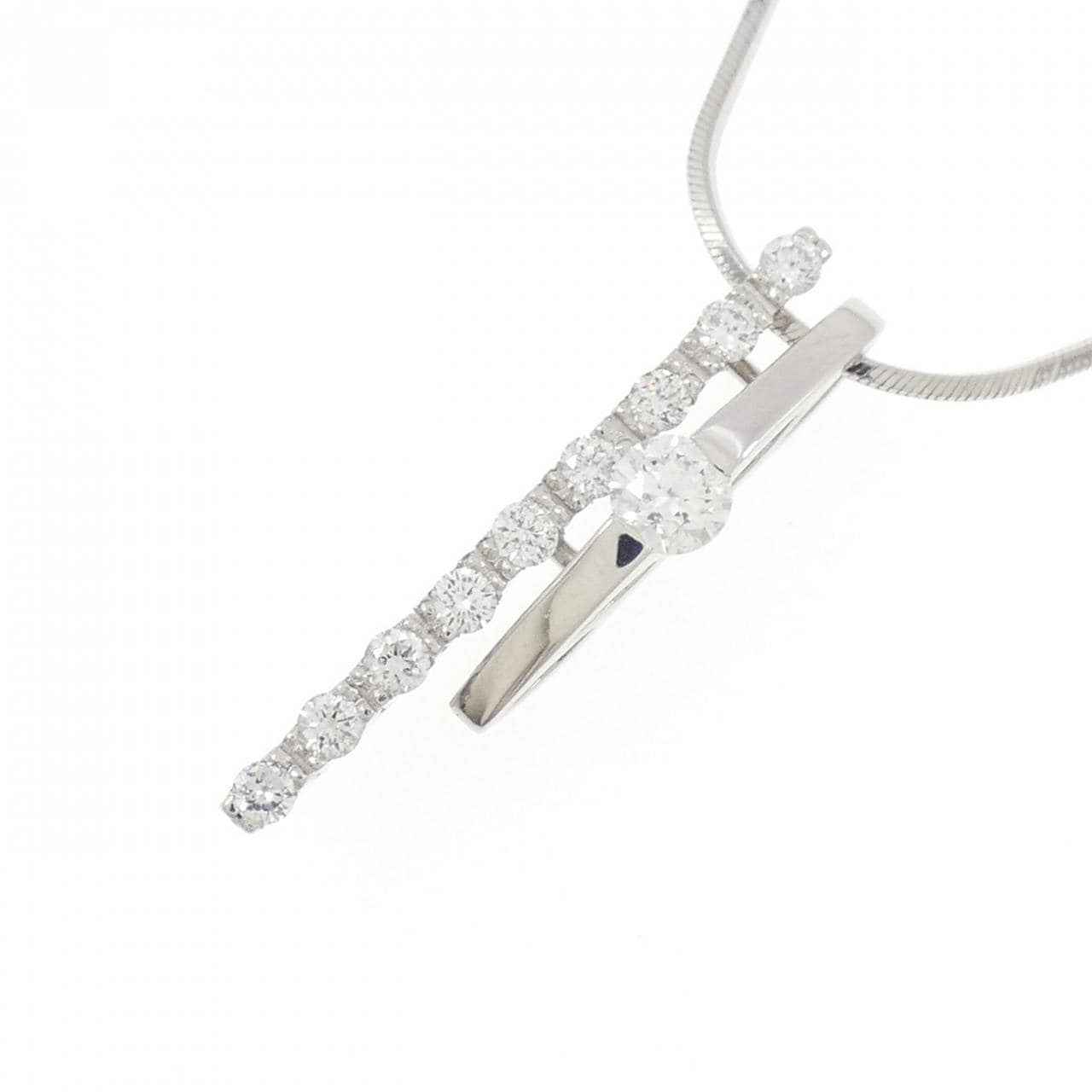 PT900/PT850 ダイヤモンド ネックレス 0.15CT