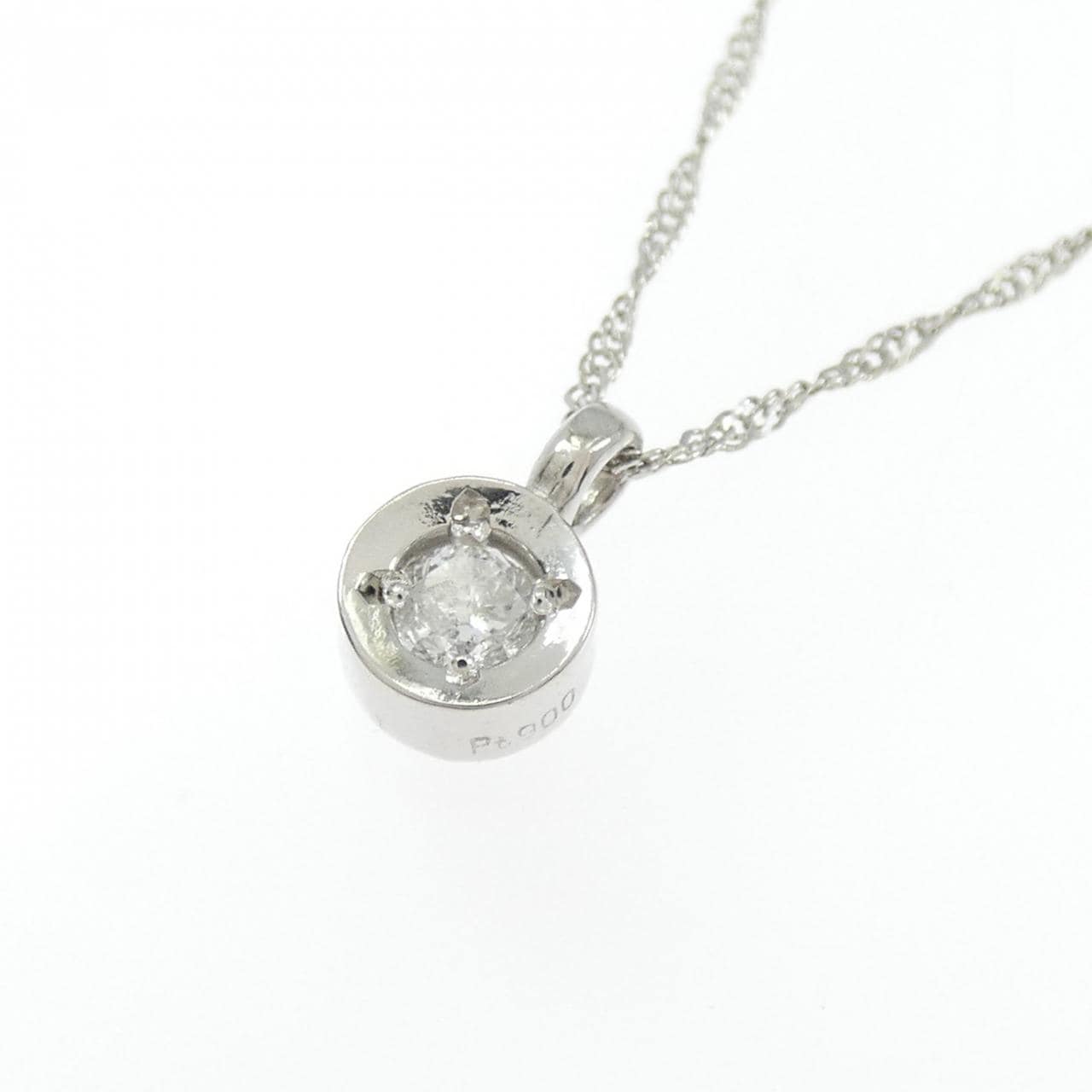 PT900/PT850 ダイヤモンド ネックレス 0.10CT