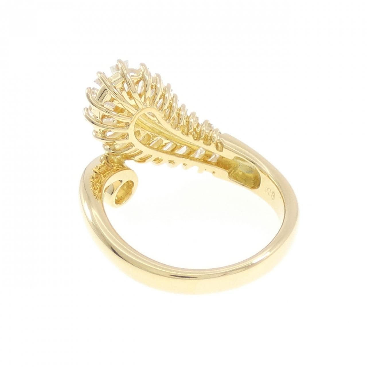 K18YG ダイヤモンド リング 0.98CT