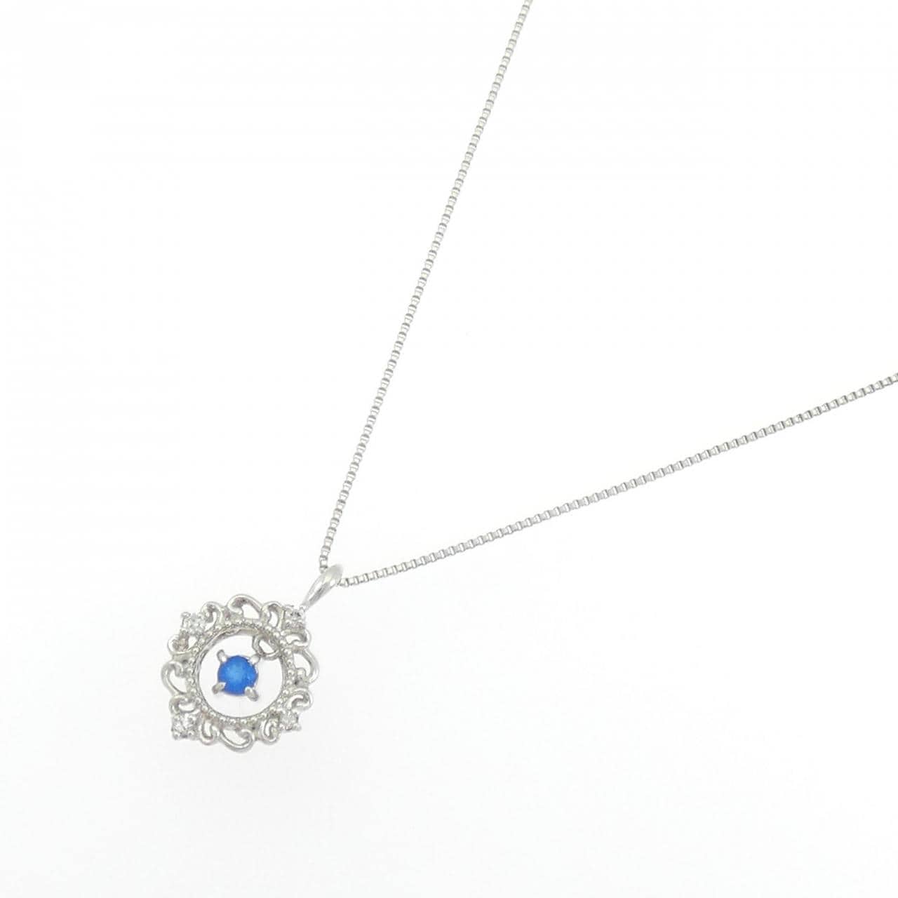 PT900/PT850 Apatite Necklace 0.04CT