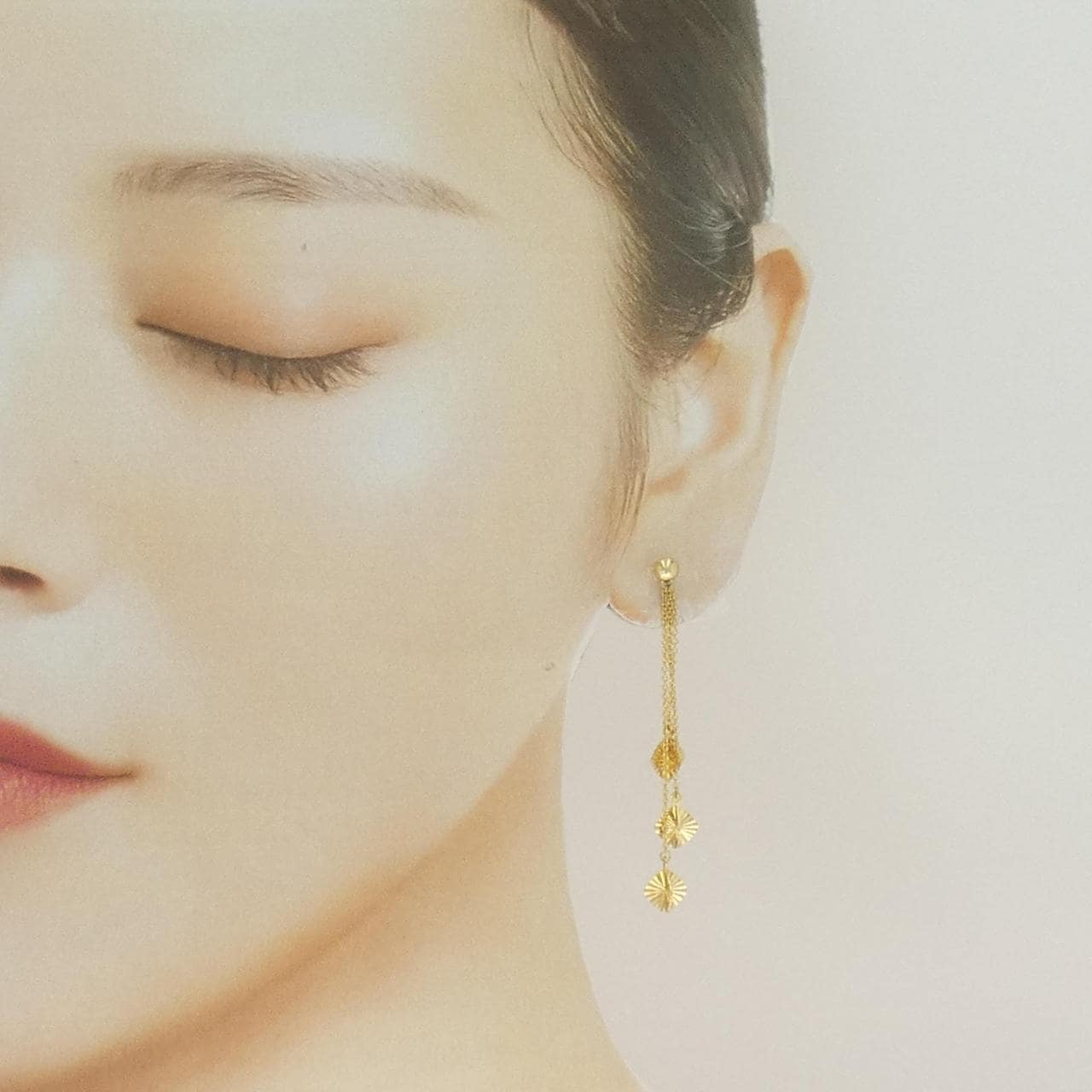 750YG/K18YG ピアス