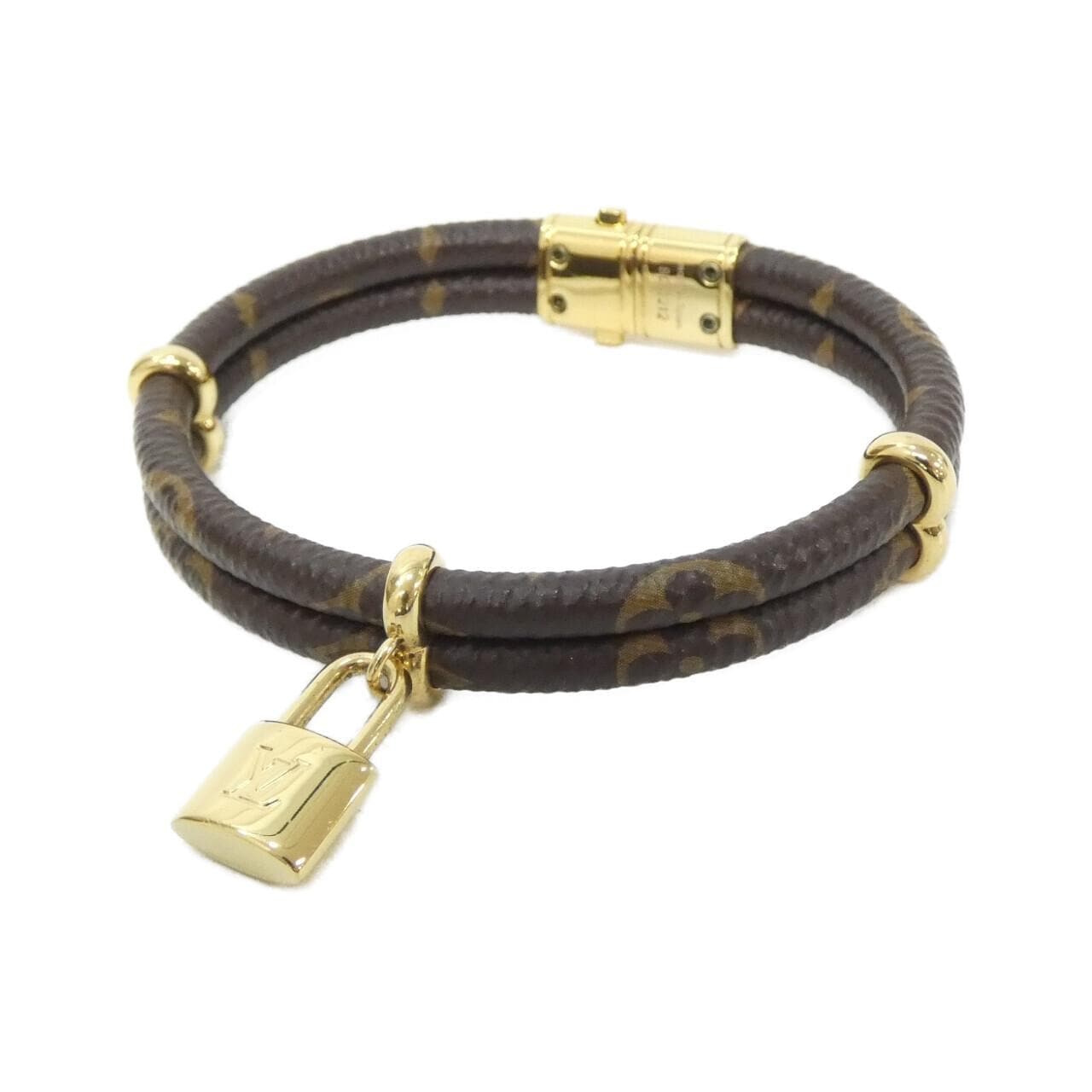 ルイヴィトン モノグラム ブラスレ キープ イット トゥワイス 17cm M8109F ブレスレット