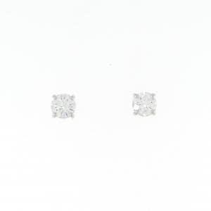 【リメイク】PT/ST ダイヤモンド ピアス 0.316CT 0.332CT F VS1 EXT