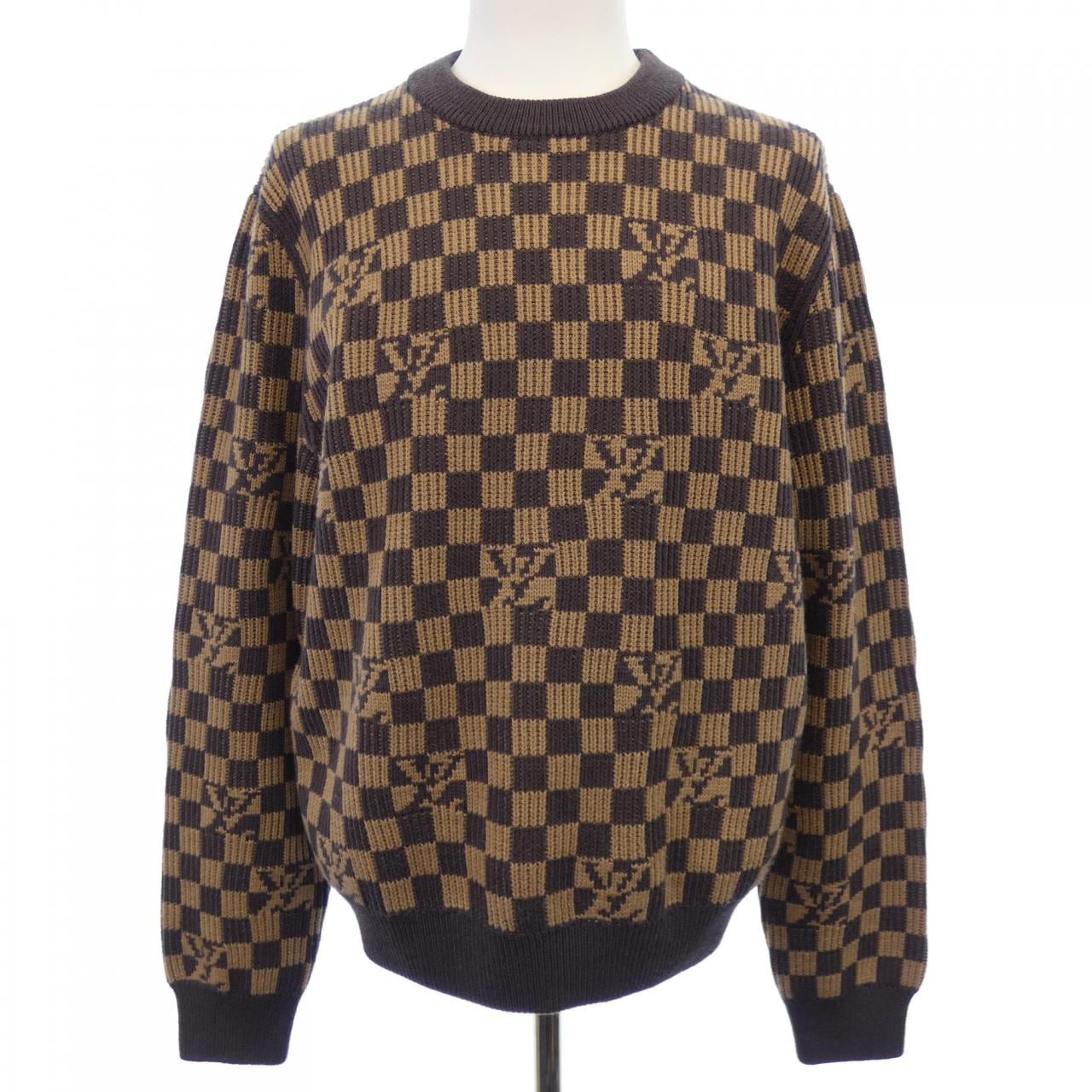 ルイヴィトン LOUIS VUITTON リブデニムクルーネック HLN77WZLL ニット