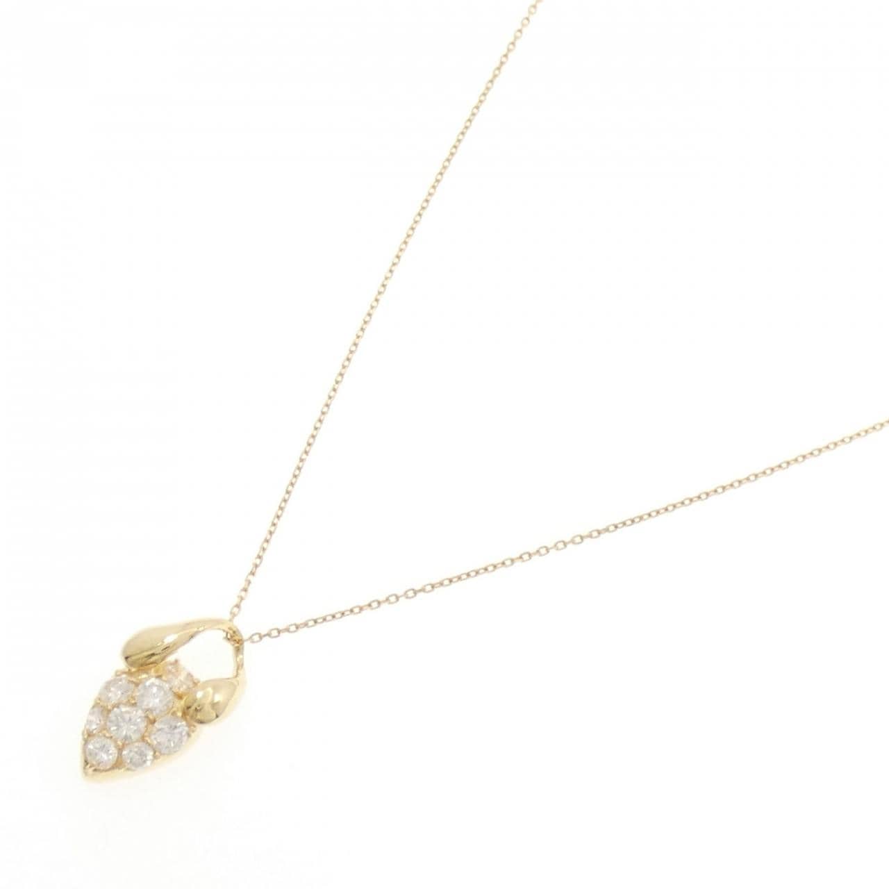 K18YG ダイヤモンド ネックレス 0.50CT