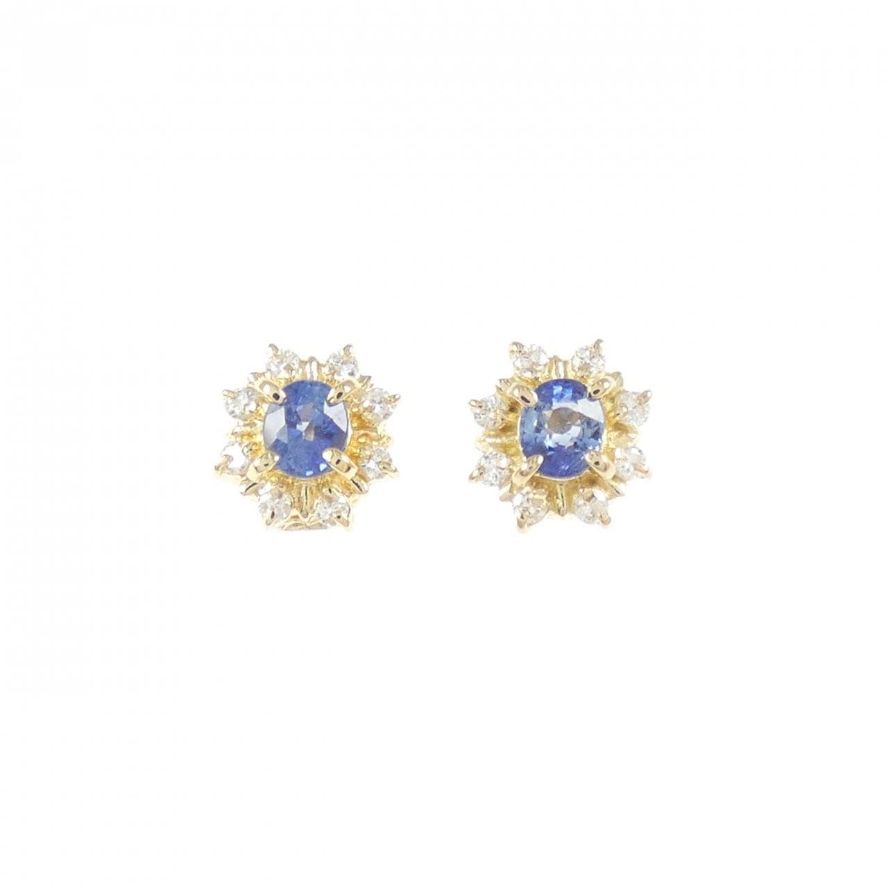 K18YG サファイヤ ピアス