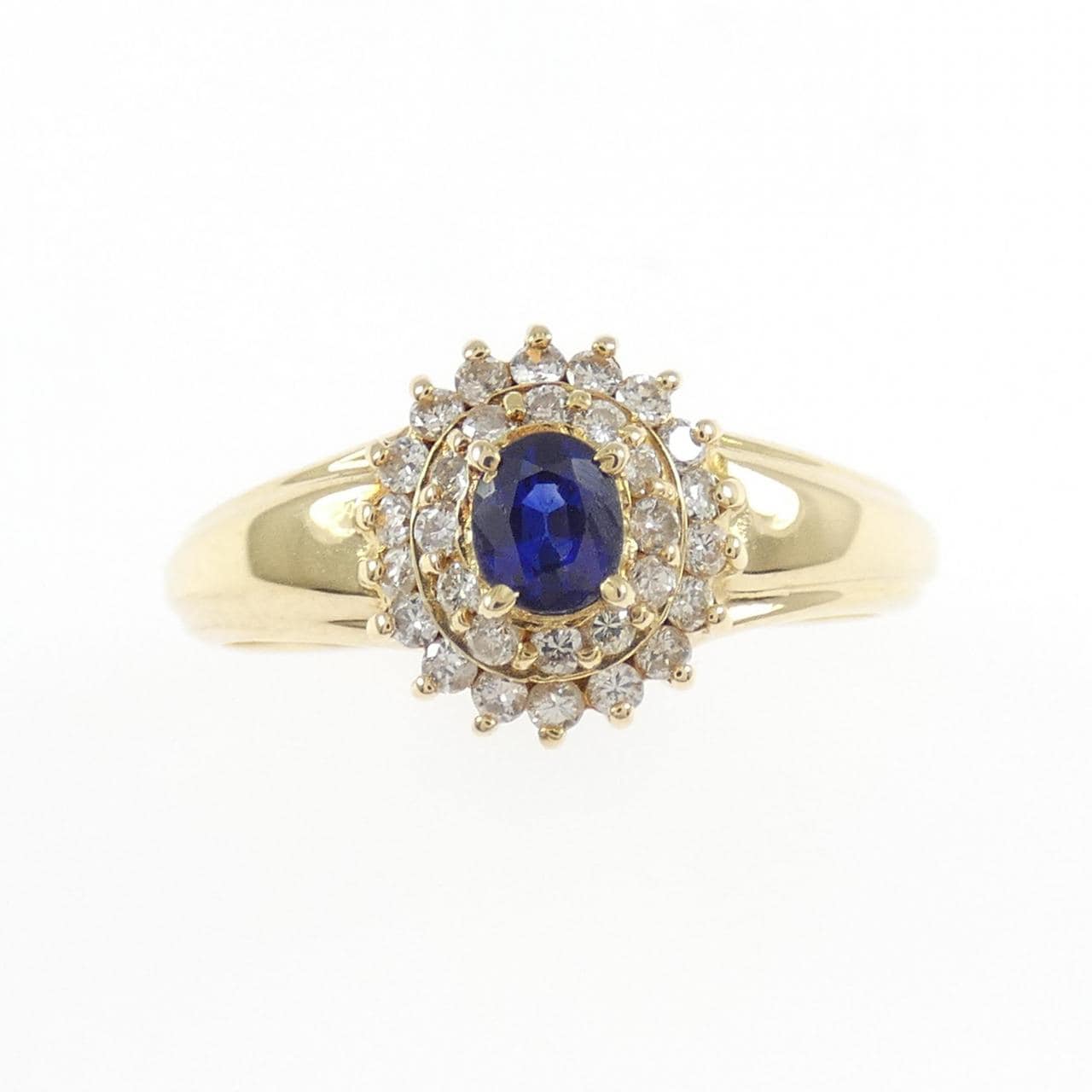 K18YG サファイヤ リング