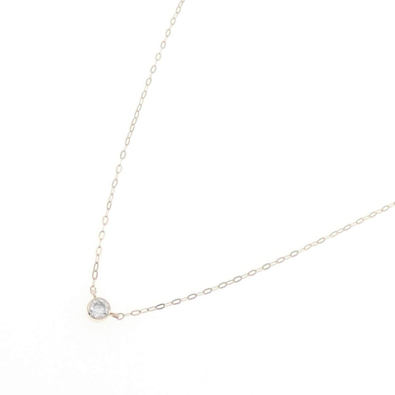 K10YG ダイヤモンド ネックレス 0.10CT
