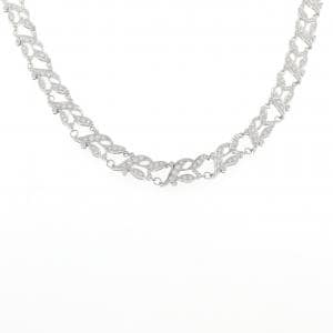 PT850/PT950 ダイヤモンド ネックレス 3.28CT