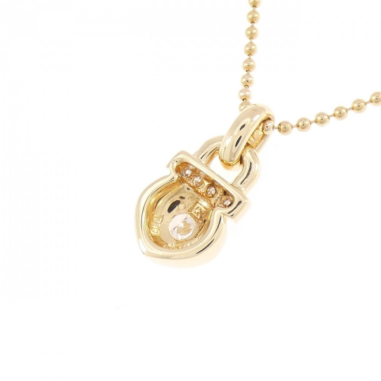 750YG/K18YG ダイヤモンド ネックレス 0.15CT