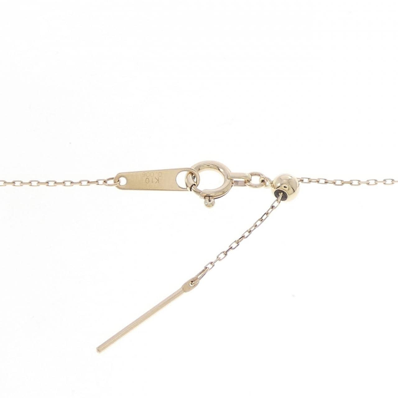 アガット ダイヤモンド ネックレス 0.008CT